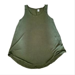 Old Navy Luxe women xs tank top army green